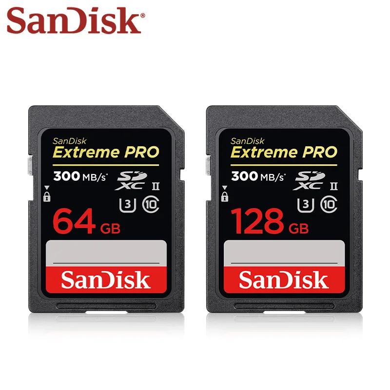 Sandisk ͽƮ  SD ī,  U3 ÷ ī, ī޶ ڵ DV SLR,  128GB ޸ ī, 300 MB/s, 32GB, 64GB